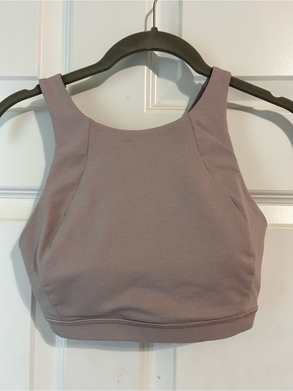 lululemon athletica High-Neck Crop Sports Bra - Mauve Pink
